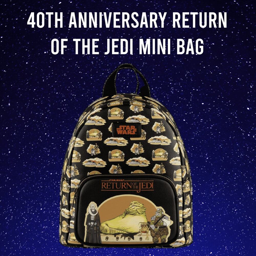 New 40th Anniversary of Star Wars Return of the Jedi Mini Backpack